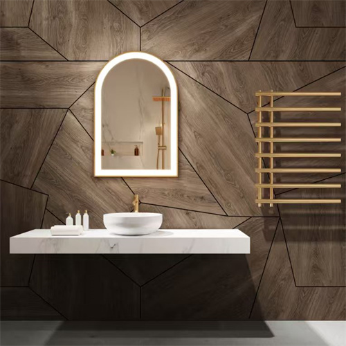 Vanity Led Mirror Chic Arch 24 x 36 Gold