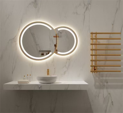 Vanity Led Mirror Bubble Harmony 50 x 32 GOLD